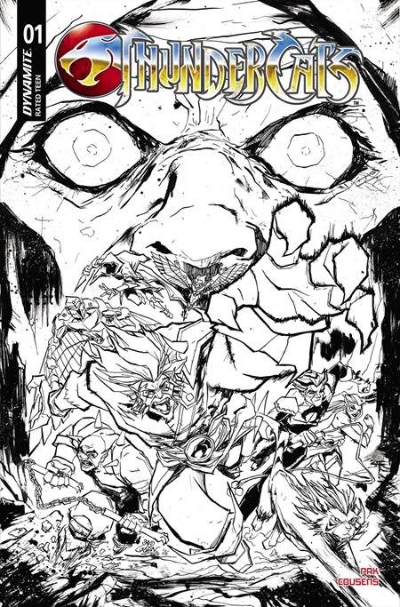 Thundercats (2026) #1 Cover N 1:20 David Cousens Line Art