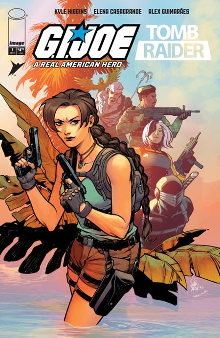 GI Joe A Real American Hero Tomb Raider #1 Cover A Elena Casagrande & Alex Guimaraes