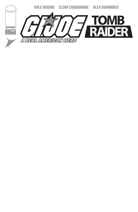 GI Joe A Real American Hero Tomb Raider #1 Cover G Blank Sketch