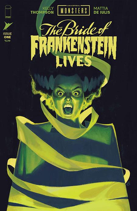 Universal Monsters Bride Of Frankenstein Lives #1 (Of 4) Cover H 1:100 David Talaski Foil