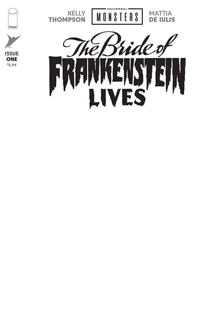 Universal Monsters Bride Of Frankenstein Lives #1 (Of 4) Cover I Blank Sketch