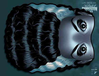 Universal Monsters Bride Of Frankenstein Lives #1 (Of 4) Cover K Ryan Sook Die Cut Foil Hairiant