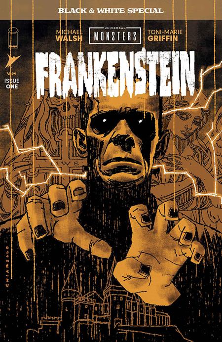 Universal Monsters Frankenstein B&W Special #1 (Of 2) Cover B Mark Chiarello