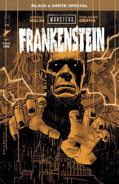 Universal Monsters Frankenstein B&W Special #1 (Of 2) Cover B Mark Chiarello