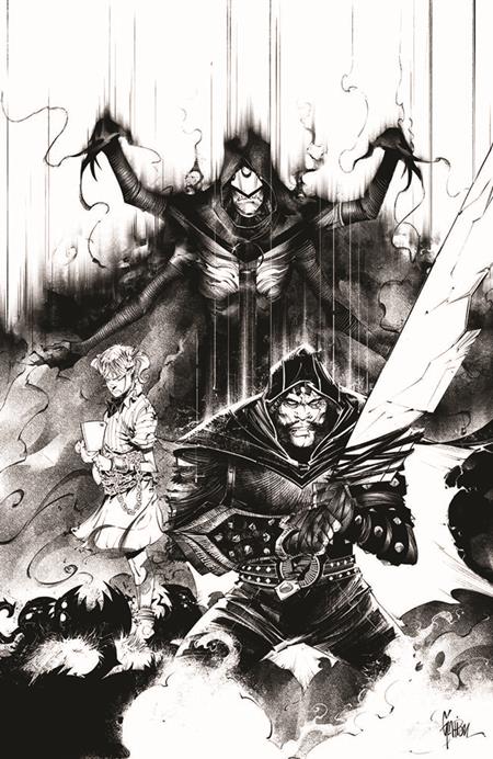 Spawn The Curse Of Sherlee Johnson #8 Cover C Jonathan Glapion B&W Virgin