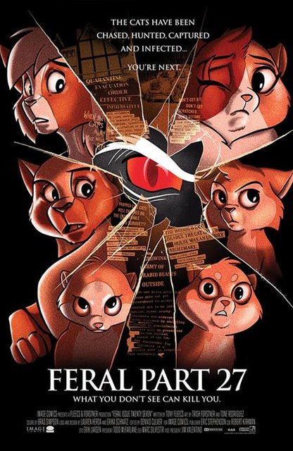 Feral #27 Cover B Allen Passalaqua & Tony Fleecs Urban Legends Homage
