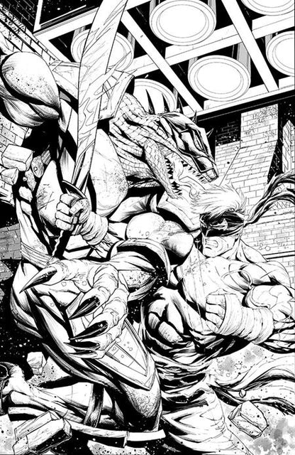 Final Boss #11 Cover E 1:50 Tyler Kirkham B&W Virgin