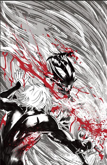 Fireborn #5 Cover E Patrick Mulholland Black and White and Blood Virgin