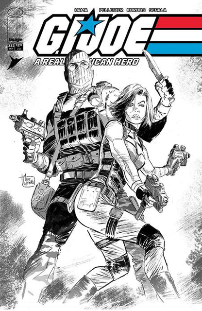 G.I. Joe A Real American Hero #333 Cover B Lee Weeks B&W