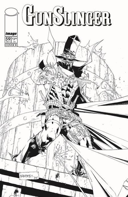 Gunslinger Spawn #59 Cover B Carlo Barberi B&W