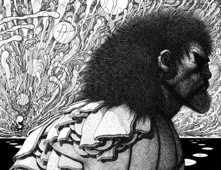 The Karman Blade #2 (Of 4) Cover C 1:25 Ian Bertram B&W Wraparound