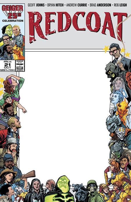 Redcoat #21 Cover C Blank Sketch