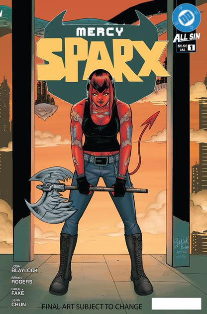 Mercy Sparx: Heaven's Devil #1 Cover E 1:10 Josh Blaylock Brian Rogers Absolutely Homage
