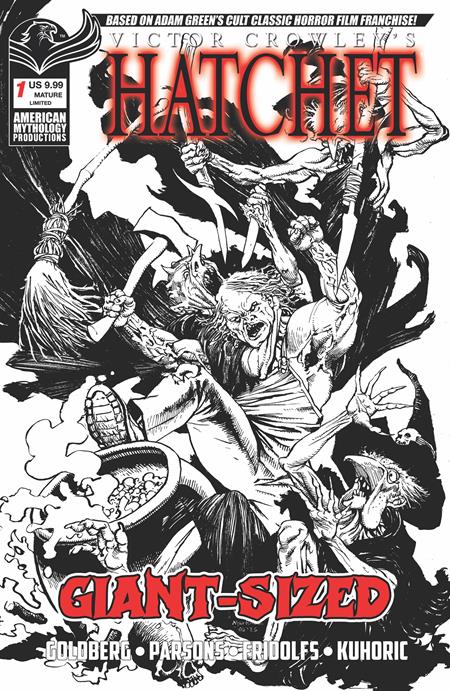 Giant Sized Hatchet Halloween #1 Cover F Roy Allan Martinez Limited B&W