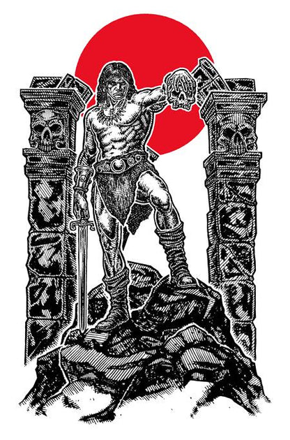 Conan The Barbarian Tides of the Tyrant King #2 (Of 4) Cover F Micah Ulrich Virgin Foil
