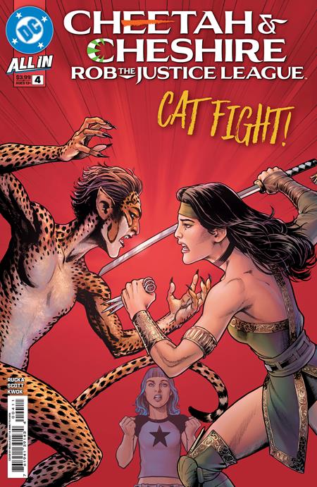 CHEETAH AND CHESHIRE ROB THE JUSTICE LEAGUE #4 (OF 6) CVR A NICOLA SCOTT PRESALE 11/05