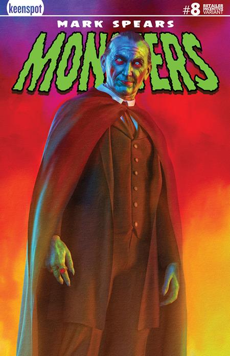MARK SPEARS MONSTERS #8 CVR B INC 1:250 MARK SPEARS HOLOFOIL VAR PRESALE 12/17