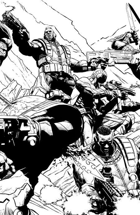 Planet Death #3 (Of 4) Cover F 1:50 Joe Quesada B&W Virgin Connecting