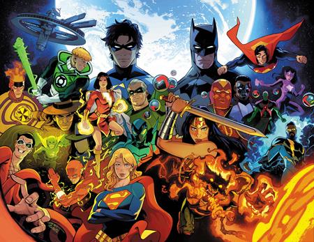 Justice League Unlimited #25 Cover I Rafael Perez Wraparound