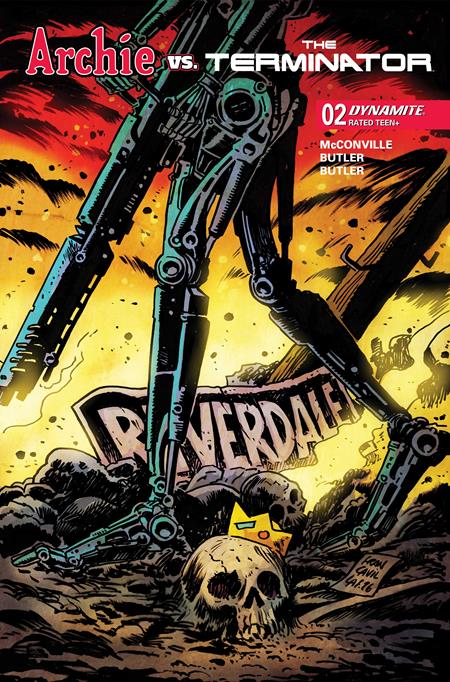 Archie Vs. The Terminator #2 Cover A Francesco Francavilla
