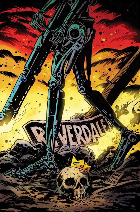 Archie Vs. The Terminator #2 Cover E Francesco Francavilla Metal Premium