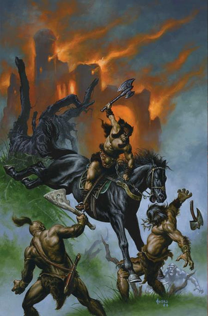 Fire And Ice: Darkwolf #5 Cover G Joe Jusko LTD Virgin