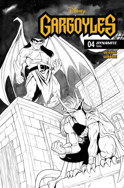 Gargoyles #4 Cover H 1:10 Drew Moss Line Art