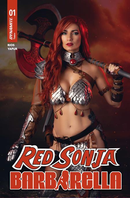 Red Sonja / Barbarella #1 Cover D Cosplay Ivy Red Sonja