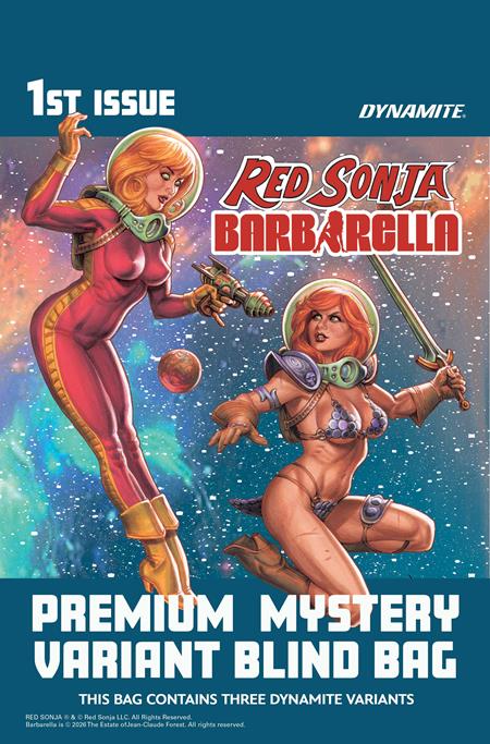 Red Sonja / Barbarella #1 Cover K Premium Mystery Blind Bag