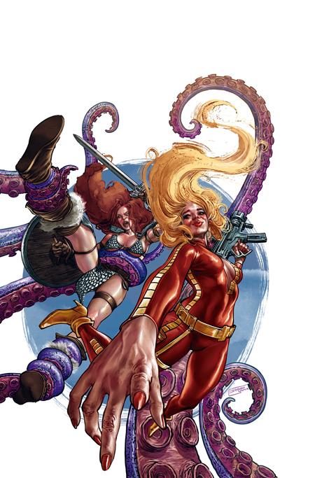 Red Sonja / Barbarella #1 Cover P Incentive 1:15 Diego Yapur Virgin