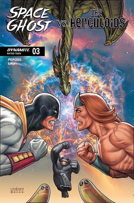Space Ghost Vs. The Herculoids #3 Cover C Joseph Michael Linsner