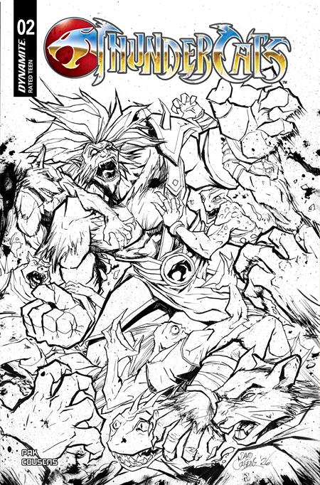 Thundercats (2026) #2 Cover I 1:20 David Cousens Line Art