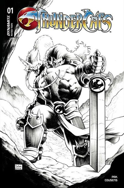 Thundercats (2026) #1 Cover S 1:7 Daniele Cellini Line Art