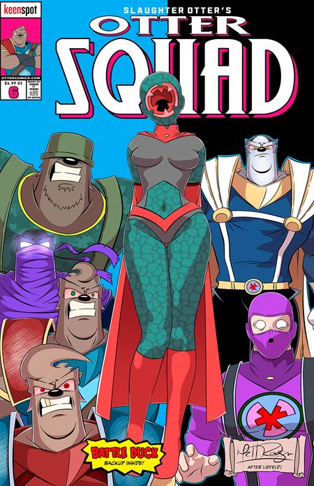 Otter Squad #6 Cover C Matt Rodgers New Mutants #98 Homage