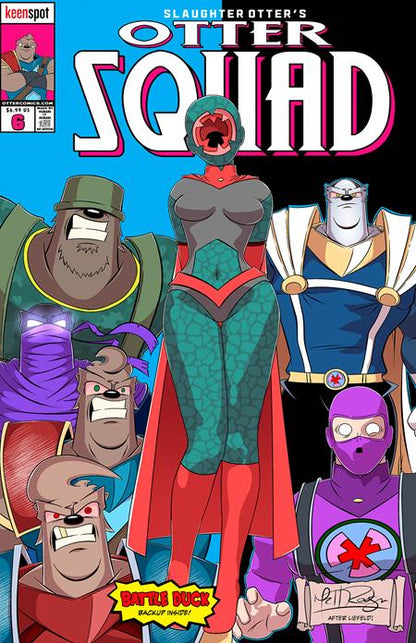 Otter Squad #6 Cover C Matt Rodgers New Mutants #98 Homage