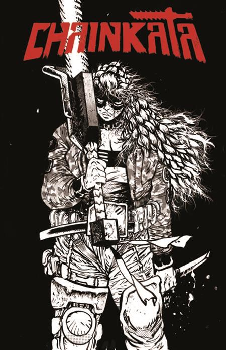 Chainkata #1 Cover B Daniel Warren Johnson B&W