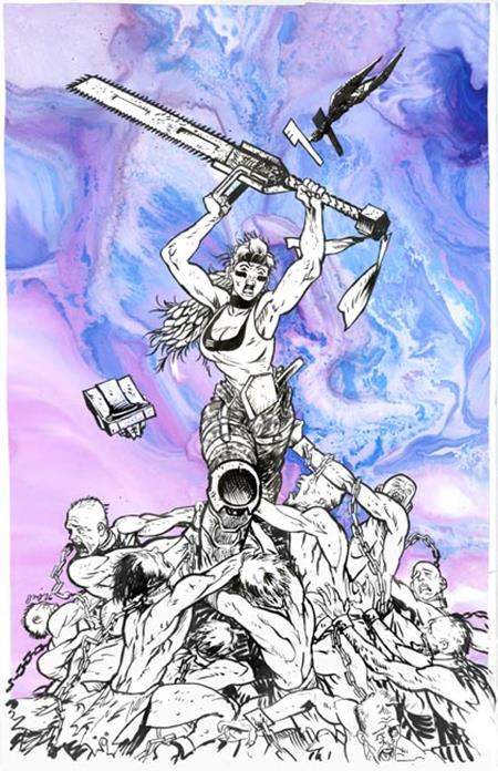 Chainkata #1 Cover H Incentive 1:100 Daniel Warren Johnson Raw Art