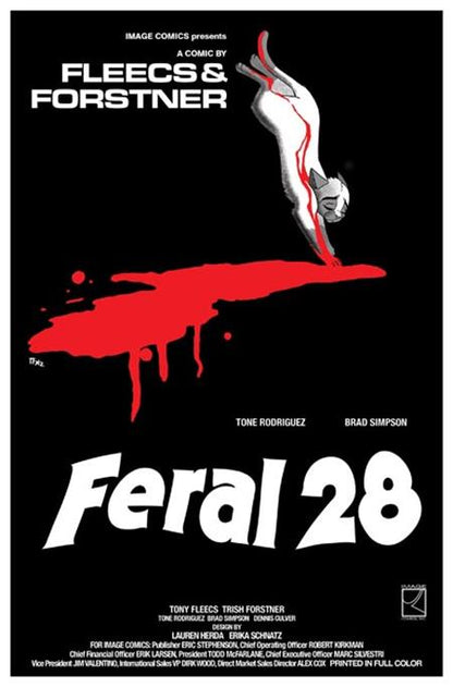 Feral #28 Cover B Tony Fleecs & Trish Forstner Suspiria Homage