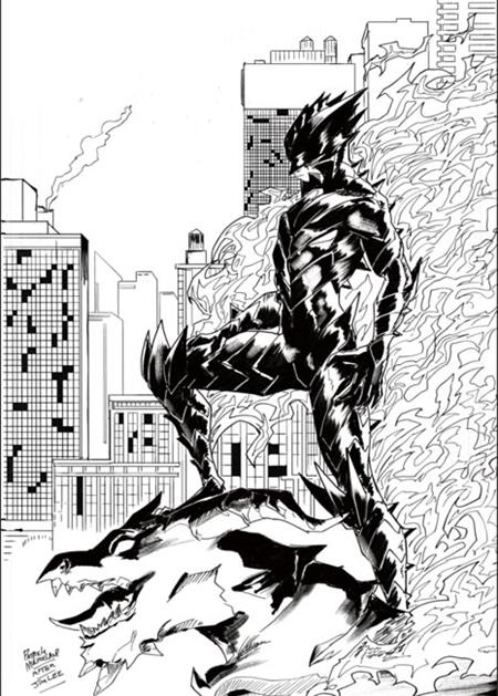 Fireborn #6 Cover G 1:25 Patrick Mulholland B&W Virgin Cardstock