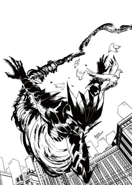 Fireborn #6 Cover H 1:50 Patrick Mulholland B&W Virgin Cardstock