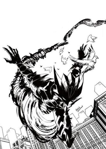 Fireborn #6 Cover H 1:50 Patrick Mulholland B&W Virgin Cardstock