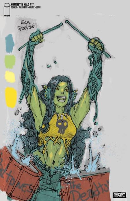 Hornsby & Halo #17 Cover C Francis Manapul Design Sketch