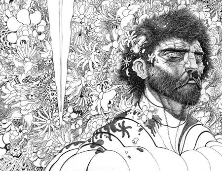 Karman Blade #3 (Of 4) Cover C 1:25 Ian Bertram B&W Wraparound Virgin