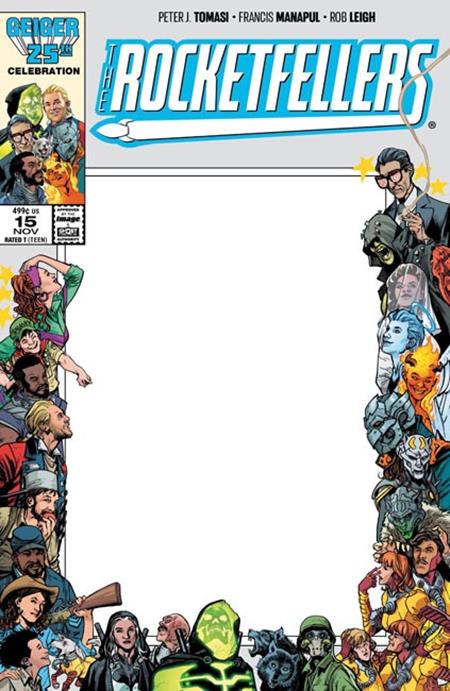Rocketfellers #15 Cover D Blank Sketch
