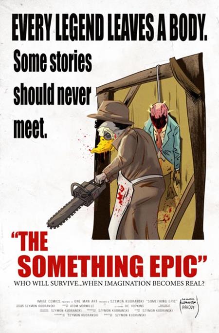 Something Epic #17 Cover B Szymon Kudranski Texas Chainsaw Massacre Homage