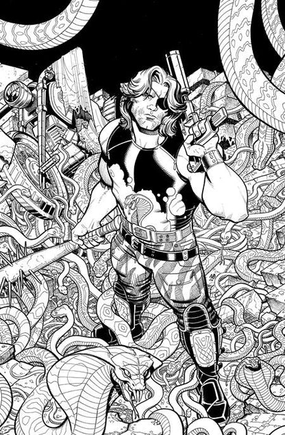 Escape From New York: Escape From Chicago #1 2nd Printing Cover B Nick Bradshaw & Jim Charalampidis B&W