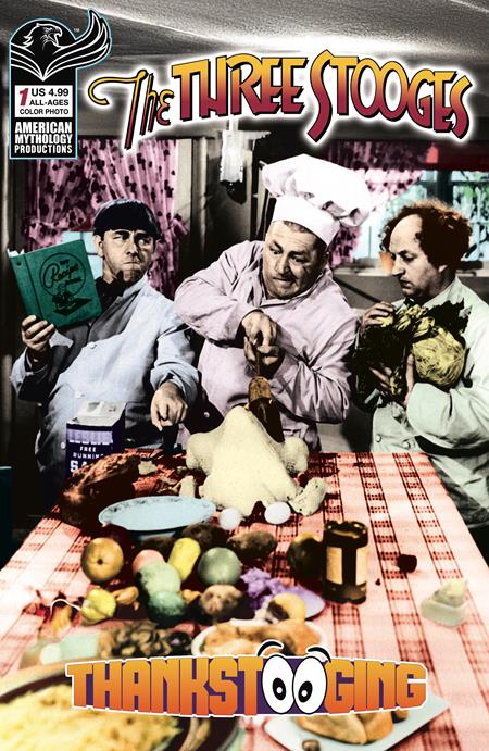 The Three Stooges: Thankstooging #1 (One Shot) Cover C Color Photo