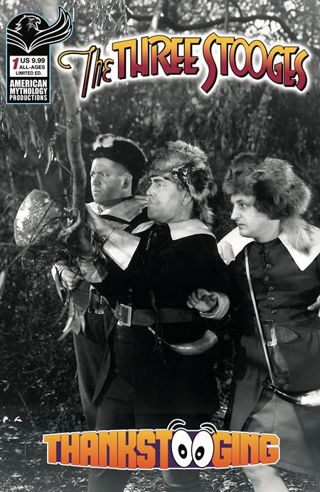 The Three Stooges: Thankstooging #1 (One Shot) Cover D Limited Edition B&W Photo
