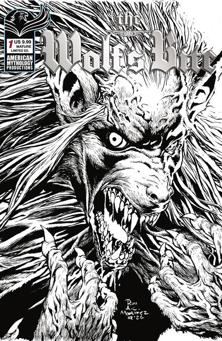 The Wolf's Bite #1 (One Shot) Cover C Roy Allan Martinez B&W Limited Edition