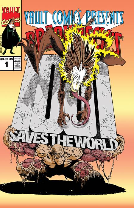 One Zero Zero One Saves the World #1 Cover D 1:30 Adam Cahoon Vault Vintage Homage